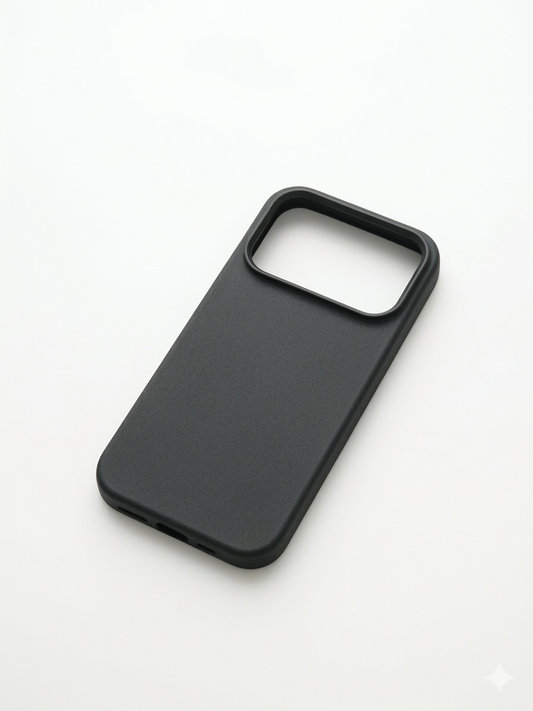 iPhone 17 Pro Hoesje Zwart Siliconen